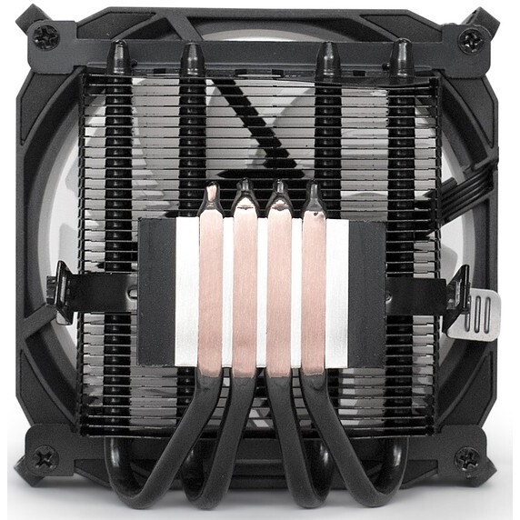 Кулер ExeGate Wizard EXX400V3-PWM.FRGB (Al+Cu, 4 тепл.трубки, LGA775/1150/1151/1155/1156/1200/1700/1