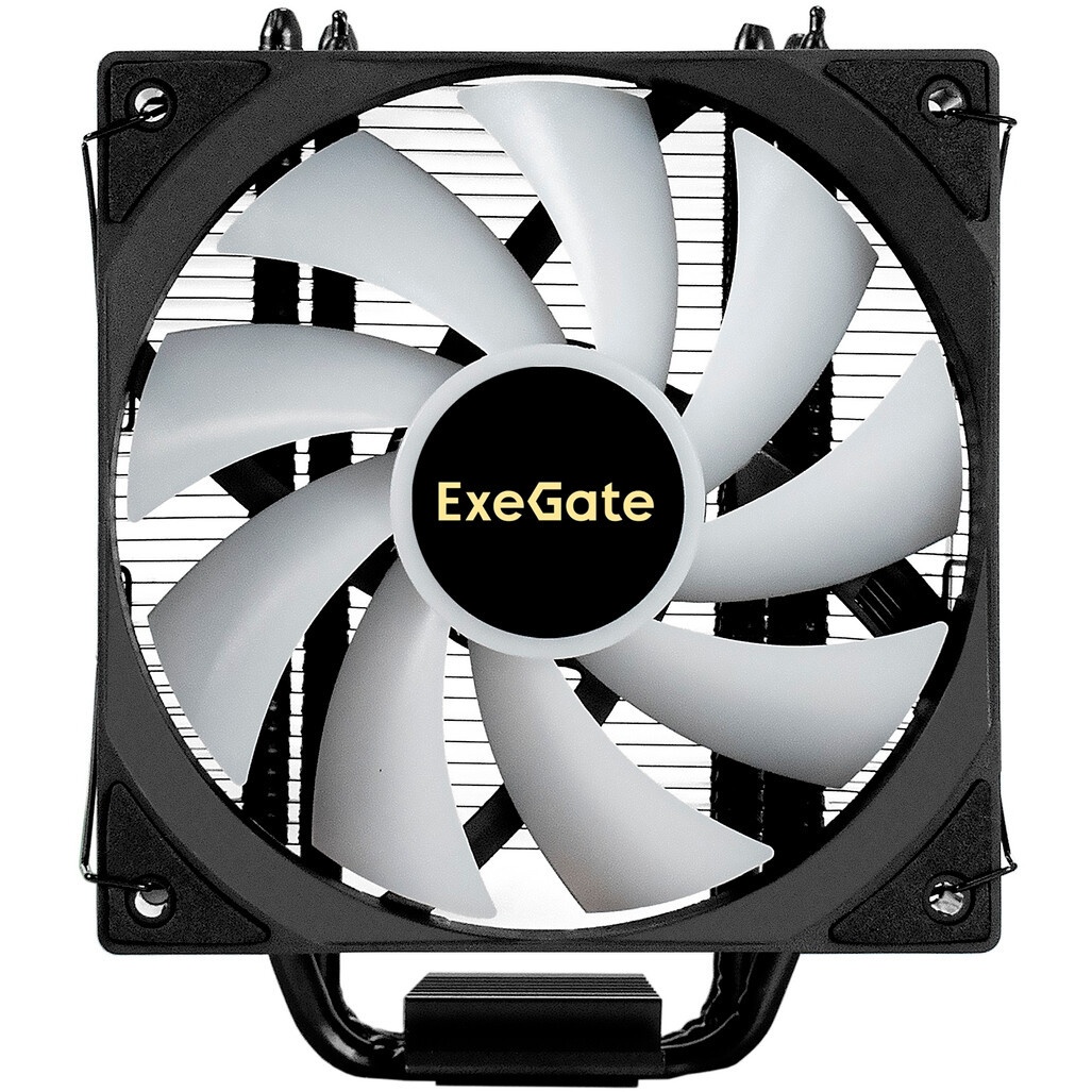 Кулер ExeGate Wizard EXX400V3-PWM.FRGB (Al+Cu, 4 тепл.трубки, LGA775/1150/1151/1155/1156/1200/1700/1