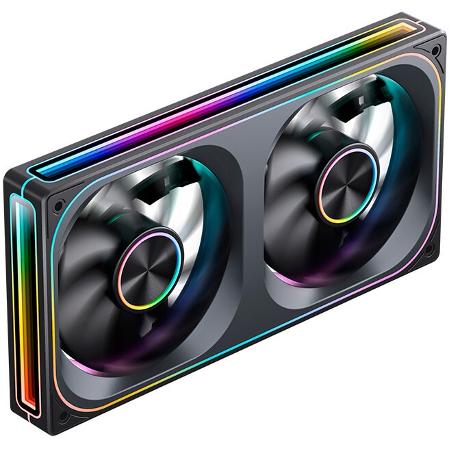 Вентилятор для корпуса Formula Air Fusion 2 ARGB 120х120x28 черный 4-pin 33.46дБ (упак.:2шт) (AIR FU