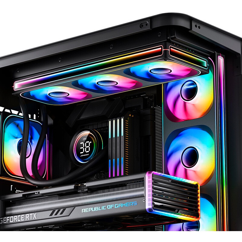 Вентилятор для корпуса Formula Air Fusion 2 ARGB 120х120x28 черный 4-pin 33.46дБ (упак.:2шт) (AIR FU