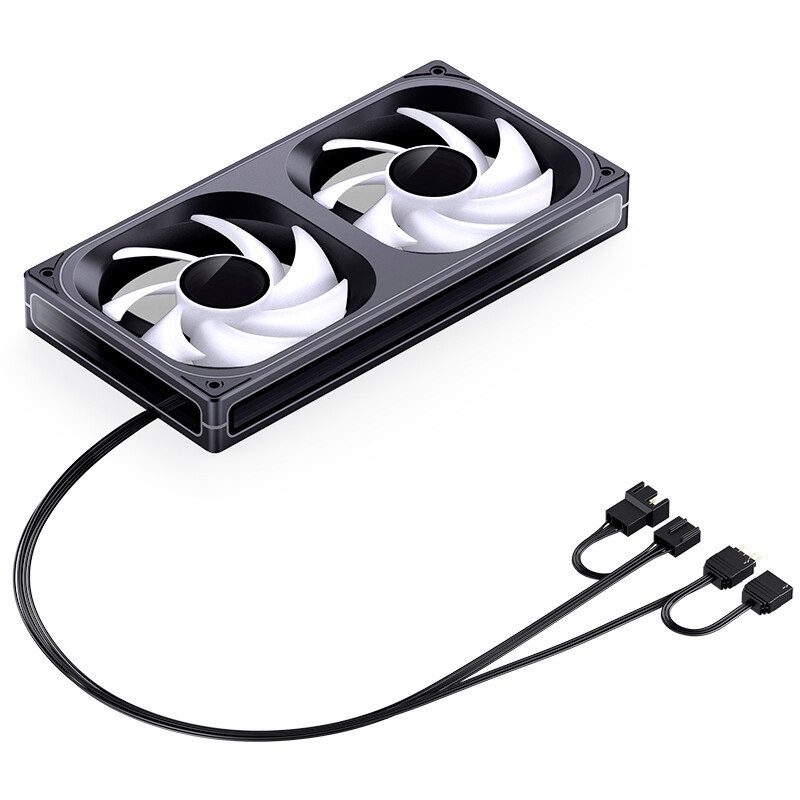 Вентилятор для корпуса Formula Air Fusion 2 ARGB 120х120x28 черный 4-pin 33.46дБ (упак.:2шт) (AIR FU