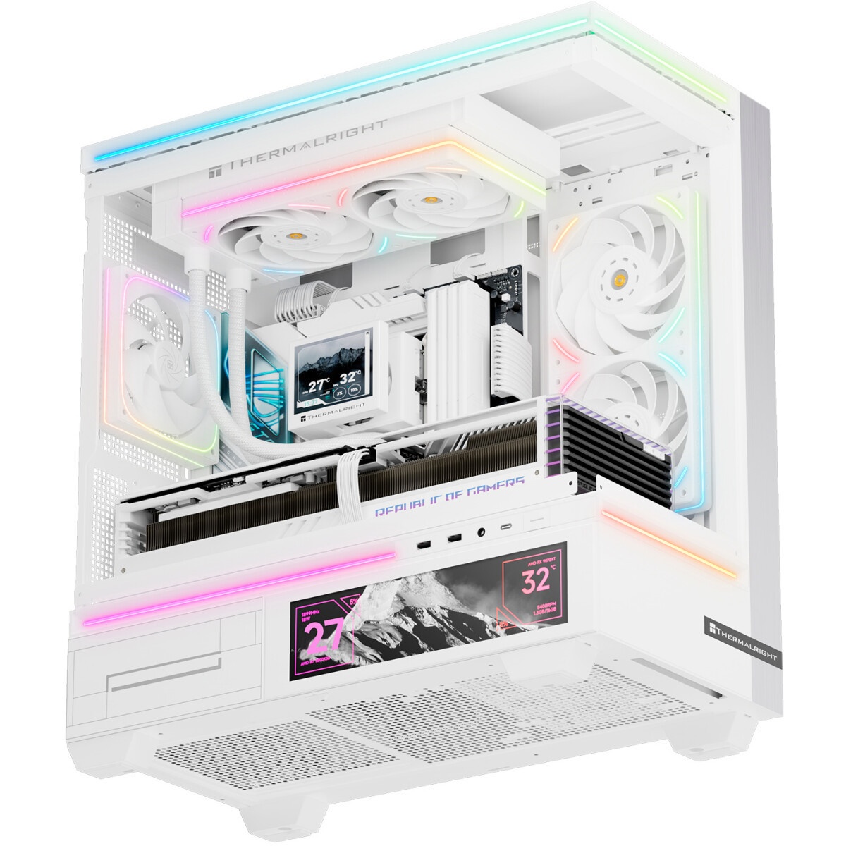 Вентилятор для корпуса Formula Air Fusion 2 ARGB 120х120x28 черный 4-pin 33.46дБ (упак.:2шт) (AIR FU