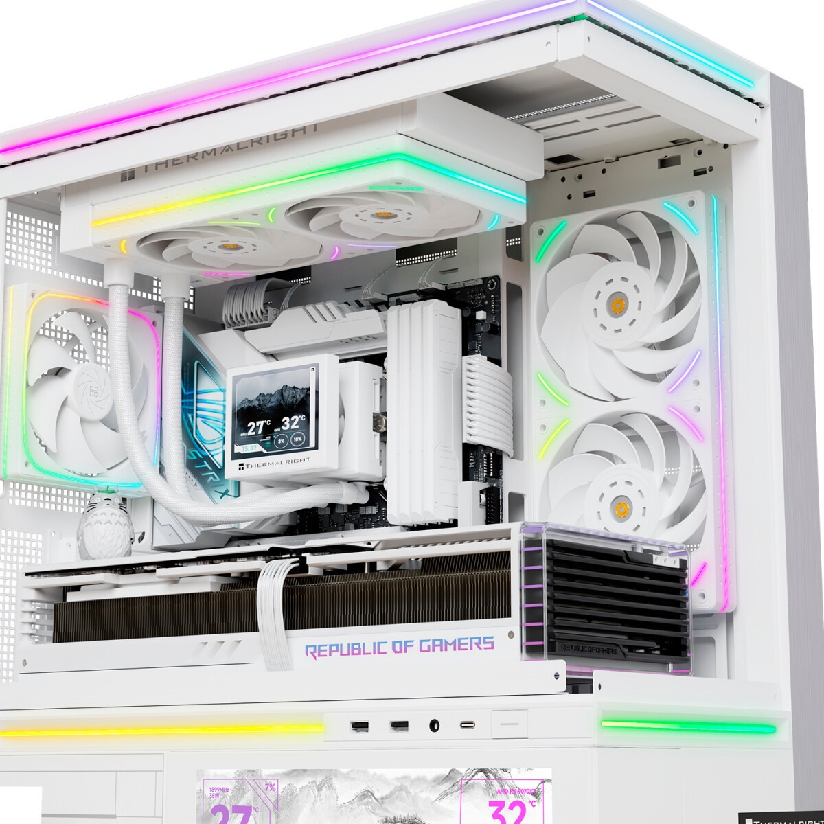 Вентилятор для корпуса Formula Air Fusion 2 Reverse ARGB 120х120x28 черный 4-pin 39.11дБ (упак.:2шт)