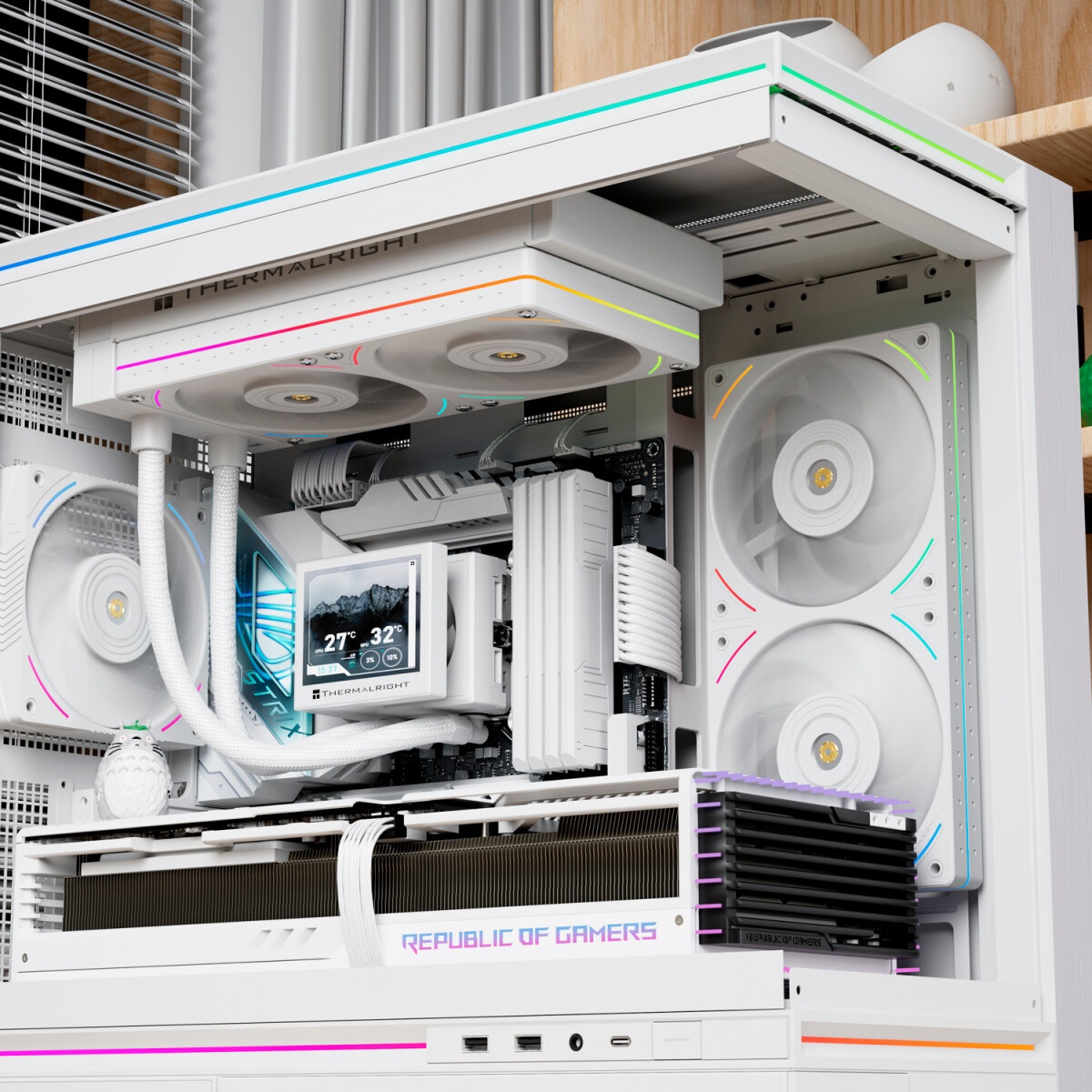 Вентилятор для корпуса Formula Air Fusion 2 Reverse ARGB 120х120x28 черный 4-pin 39.11дБ (упак.:2шт)