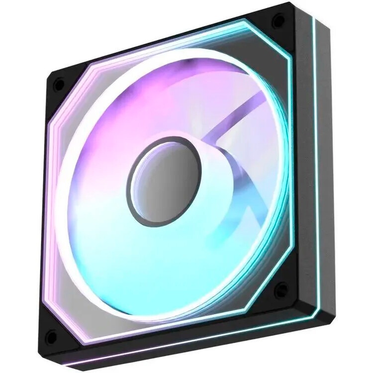 Вентилятор для корпуса Formula PA120R Reverse ARGB 120х120x25 черный 4-pin 28.8дБ (PA120R BLACK) Ret