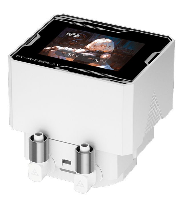 Система водяного охлаждения PcCooler GT360M Display ARGB Soc-AM5/AM4/1200/1700/1851 белый 4-pin 15-3
