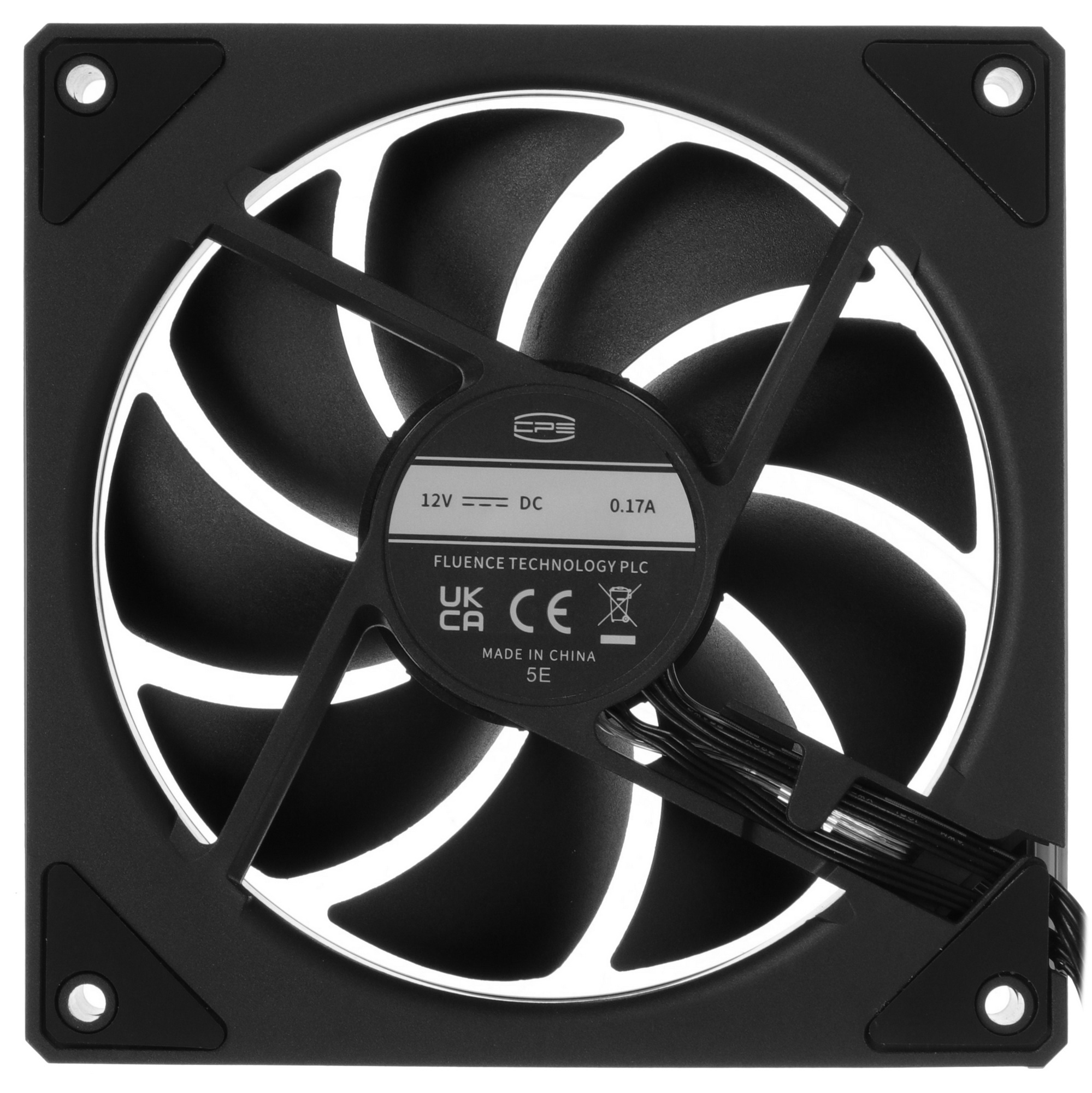Вентилятор для корпуса PcCooler FG120R Reverse ARGB 120х120x25 черный 4-pin 28.4дБ (FG120R ARGB BK)