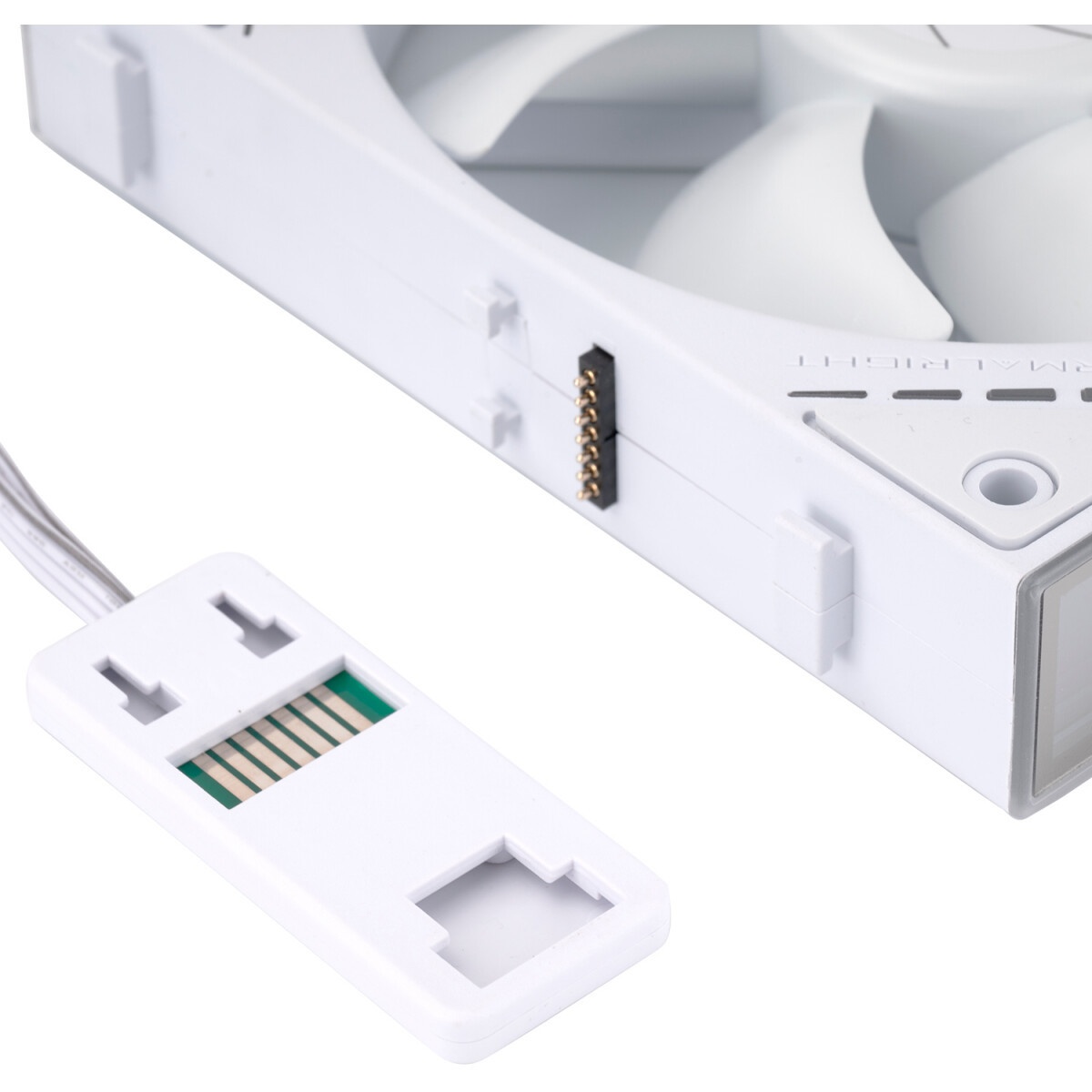 Вентилятор для корпуса Eurocase EU-FN120ARGB_12 WH YH1225 White,120 ARGB fan 3pin+AURA 5V3pin female