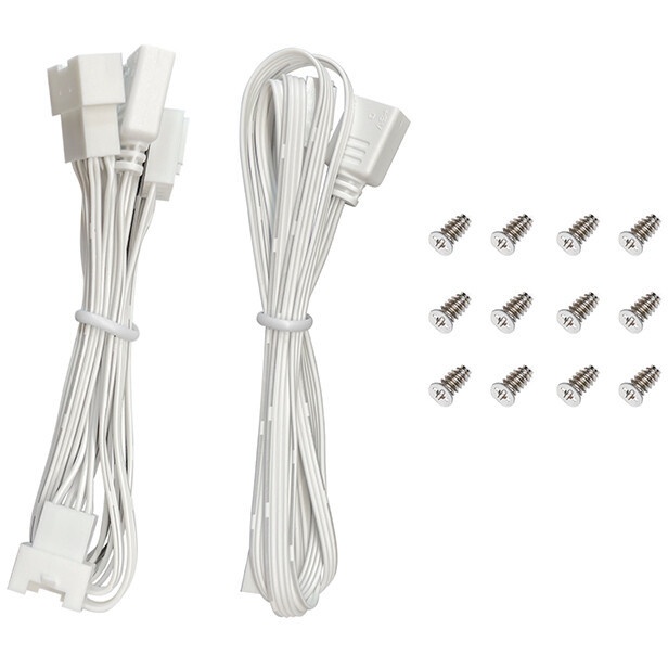Вентилятор для корпуса Eurocase EU-FN120ARGB_12 WH YH1225 White,120 ARGB fan 3pin+AURA 5V3pin female