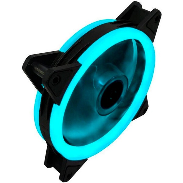 Вентилятор для корпуса Eurocase EU-FN120ARGB_8 BL YF120-12 Black,120 ARGB fan 3pin+AURA 5V3pin femal