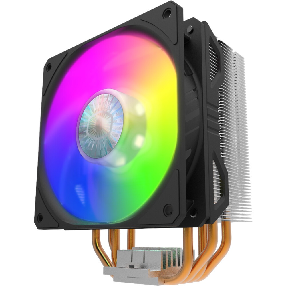 Кулер для процессора Cooler Master Hyper 212 ARGB черный, 120 мм, алюминий/медь, 1800 об/мин, 27 дБ,