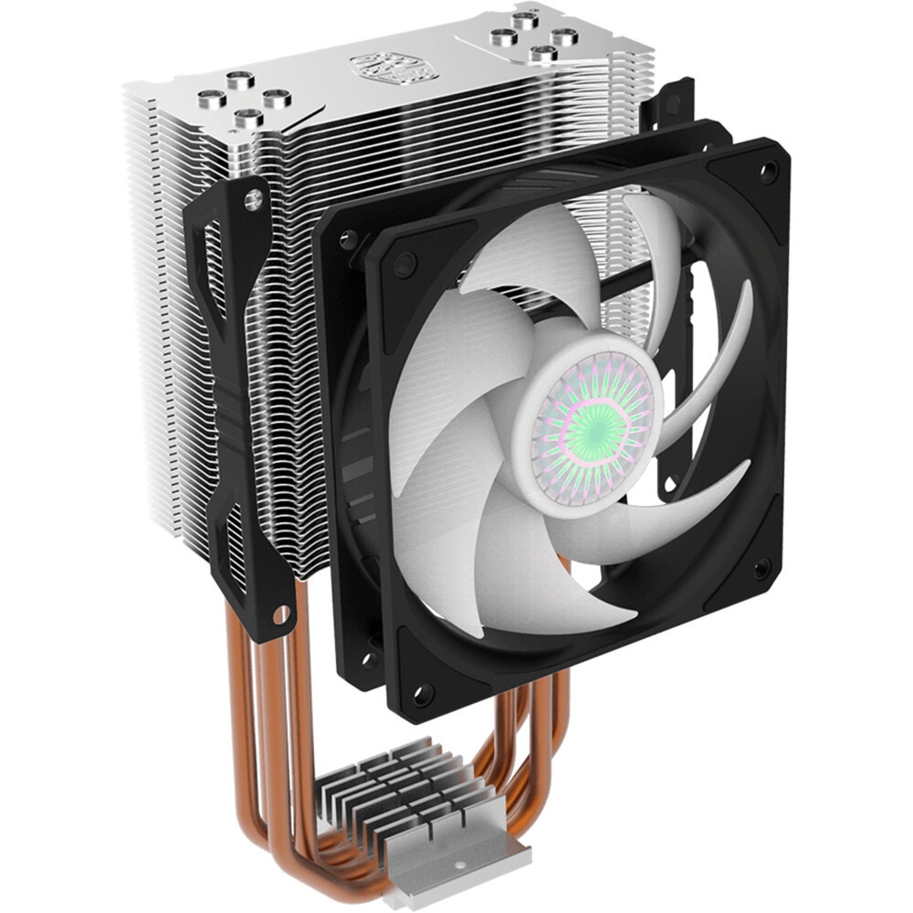 Кулер для процессора Cooler Master Hyper 212 ARGB черный, 120 мм, алюминий/медь, 1800 об/мин, 27 дБ,