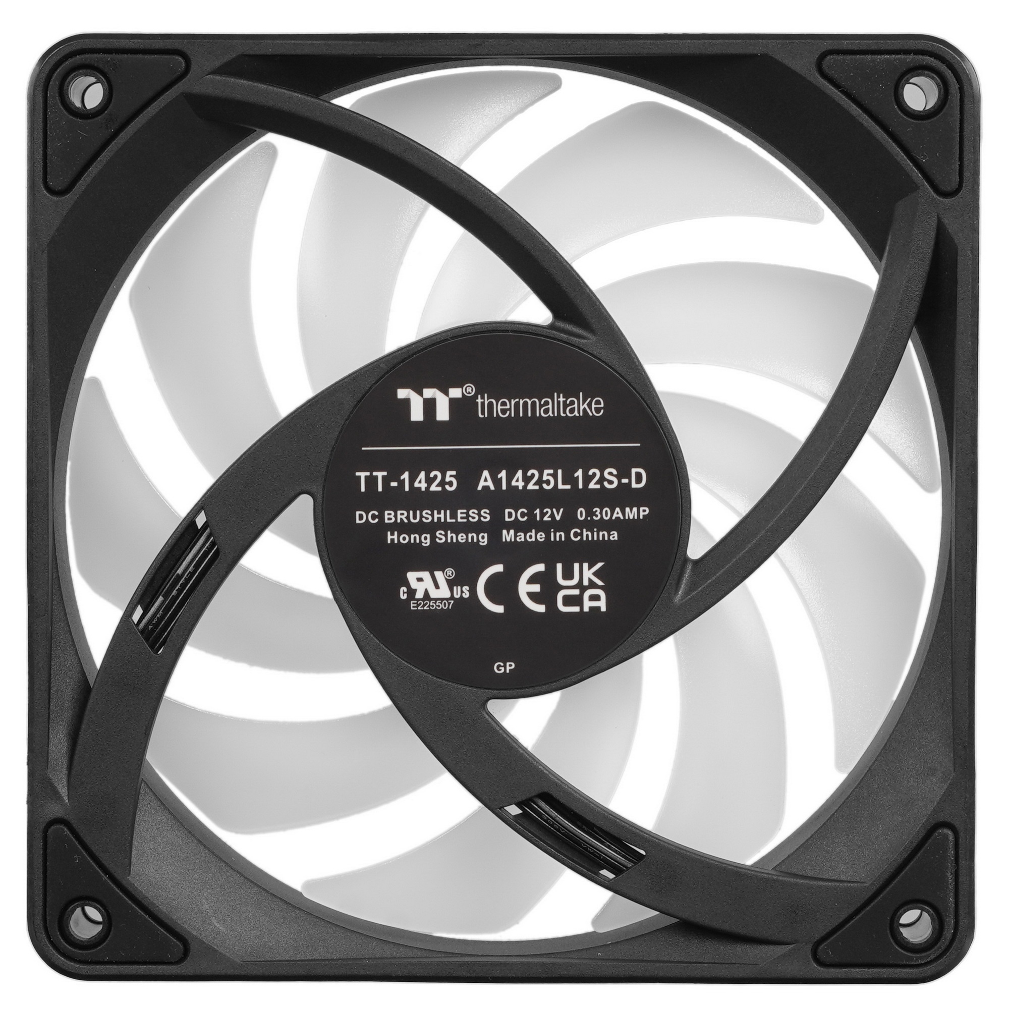 Вентилятор для корпуса Thermaltake CT140 EX Sync Reverse ARGB 140х140x25 черный 4-pin 32.8дБ (упак.: