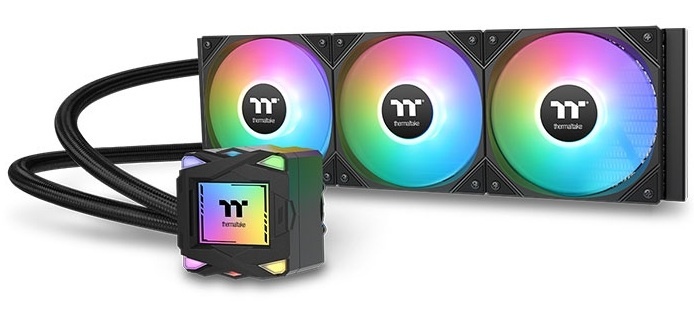 Система жидкостного охлаждения Thermaltake LA360 ARGB Soc-AM5/AM4/1200/1700/1851 черный 4-pin 38.35d