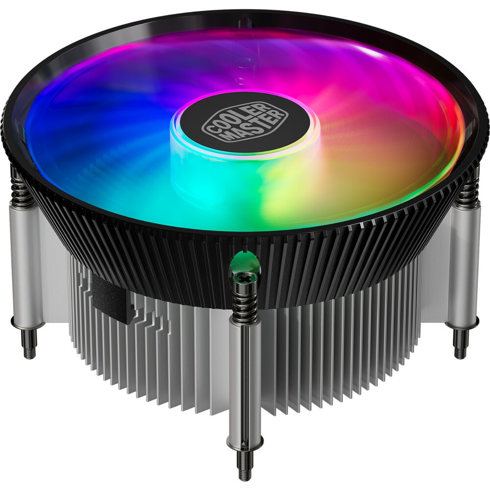 Кулер для процессора Cooler Master Hyper 212 Spectrum V2 черный, 120 мм, алюминий/медь, 1800 об/мин,