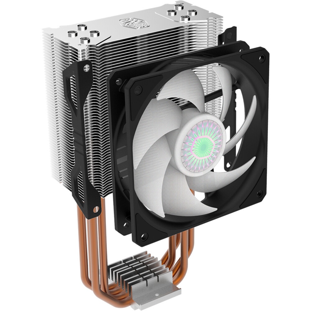 Кулер для процессора Cooler Master Hyper 212 Spectrum V2 черный, 120 мм, алюминий/медь, 1800 об/мин,