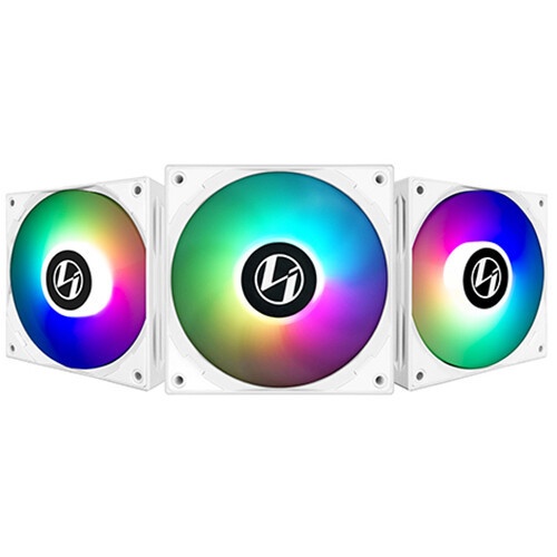 Вентилятор для корпуса Lian-Li ST120 ARGB 120х120x25 белый 4-pin 32.0дБ (упак.:3шт) (G99.12ST3W.00)