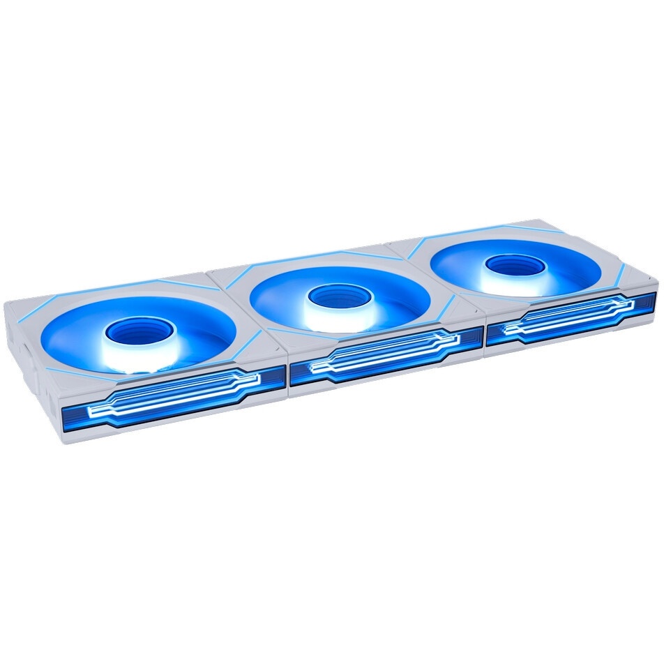 Вентилятор для корпуса Lian-Li ST120 ARGB 120х120x25 белый 4-pin 32.0дБ (упак.:3шт) (G99.12ST3W.00)