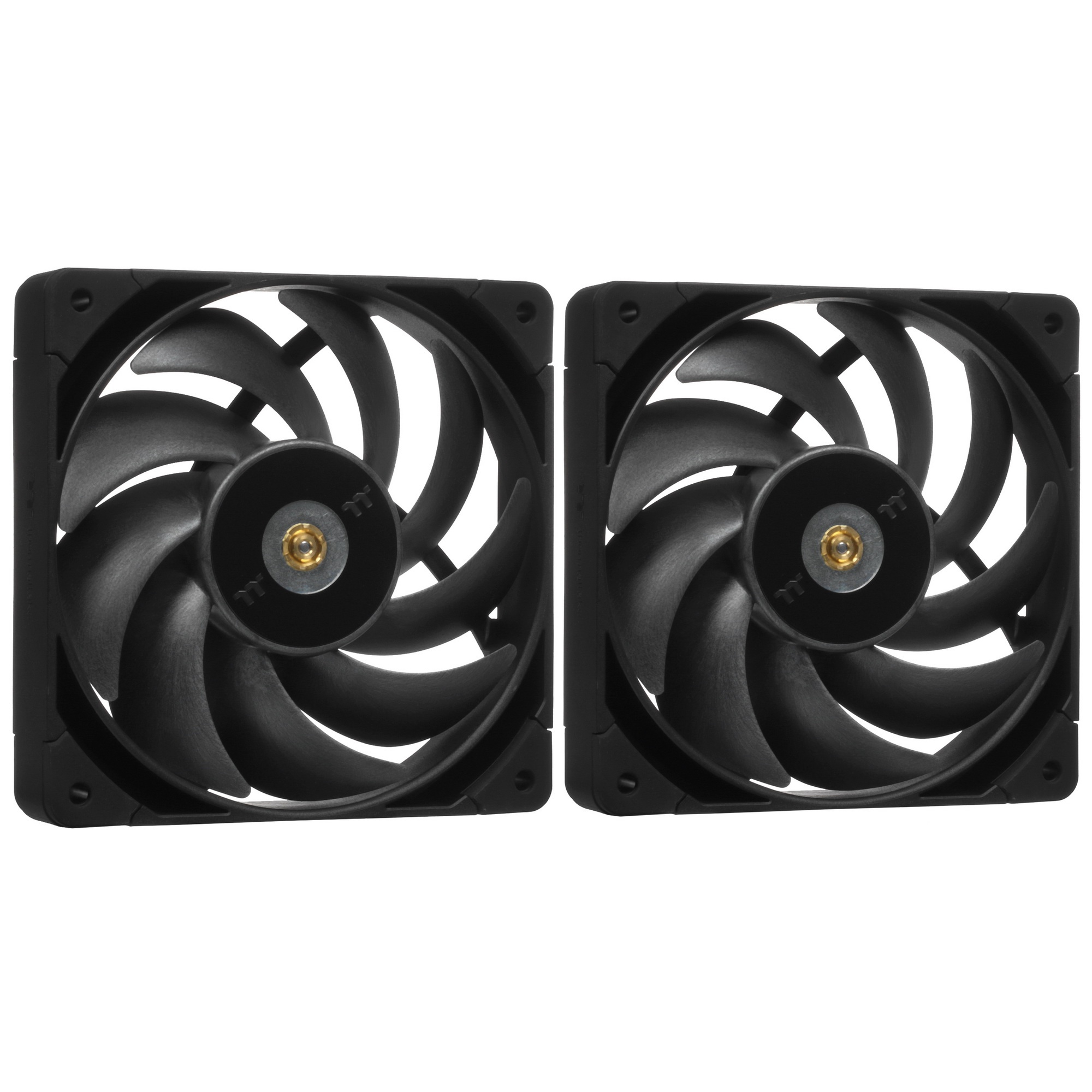 Вентилятор Thermaltake TOUGHFAN 12 Pro 120x120x25mm черный 4-pin 22.6dB Ret (CL-F159-PL12BL-A)