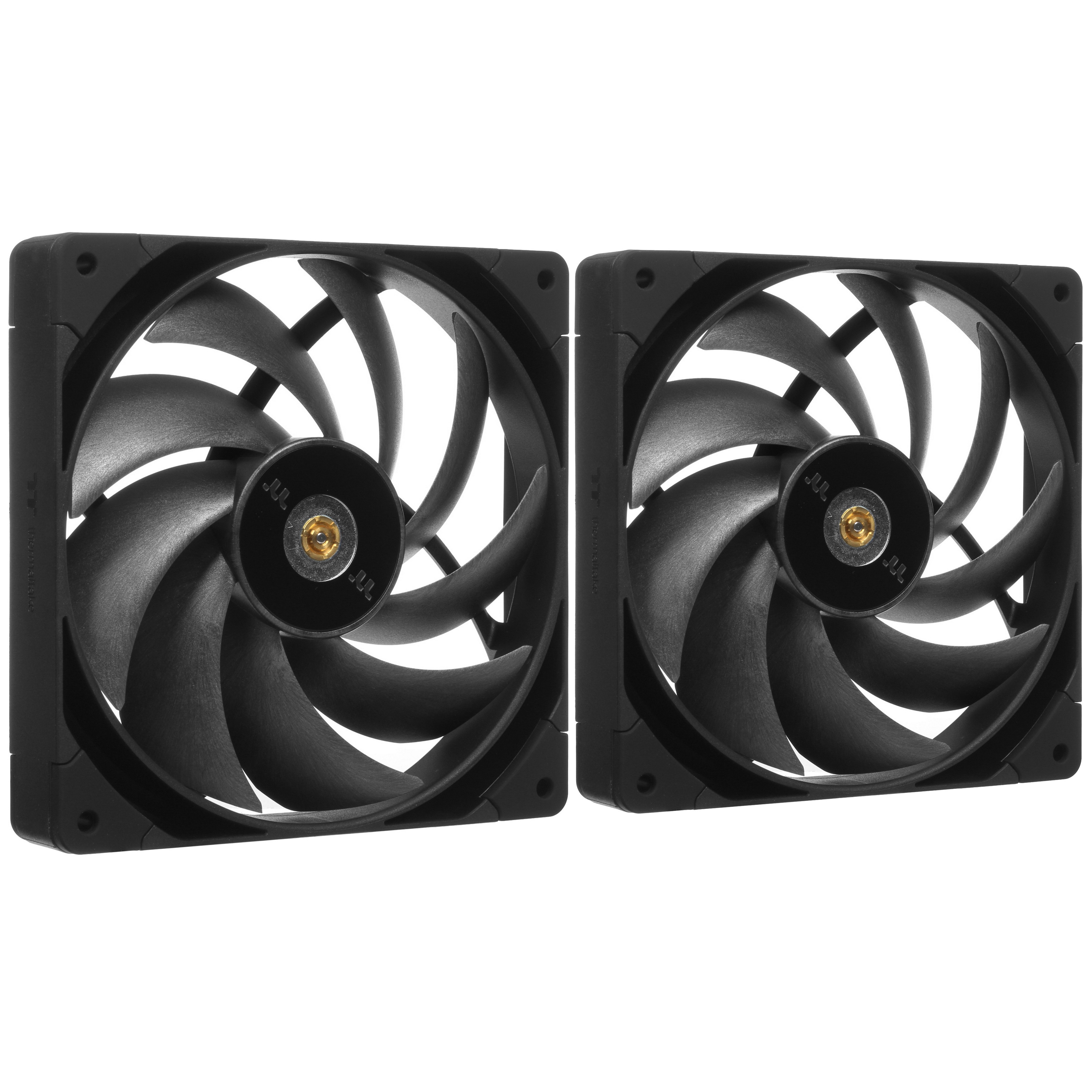 Вентилятор для корпуса Thermaltake Toughfan 14 Pro 140х140x25 черный 4-pin 31.6дБ (упак.:2шт) (CL-F1