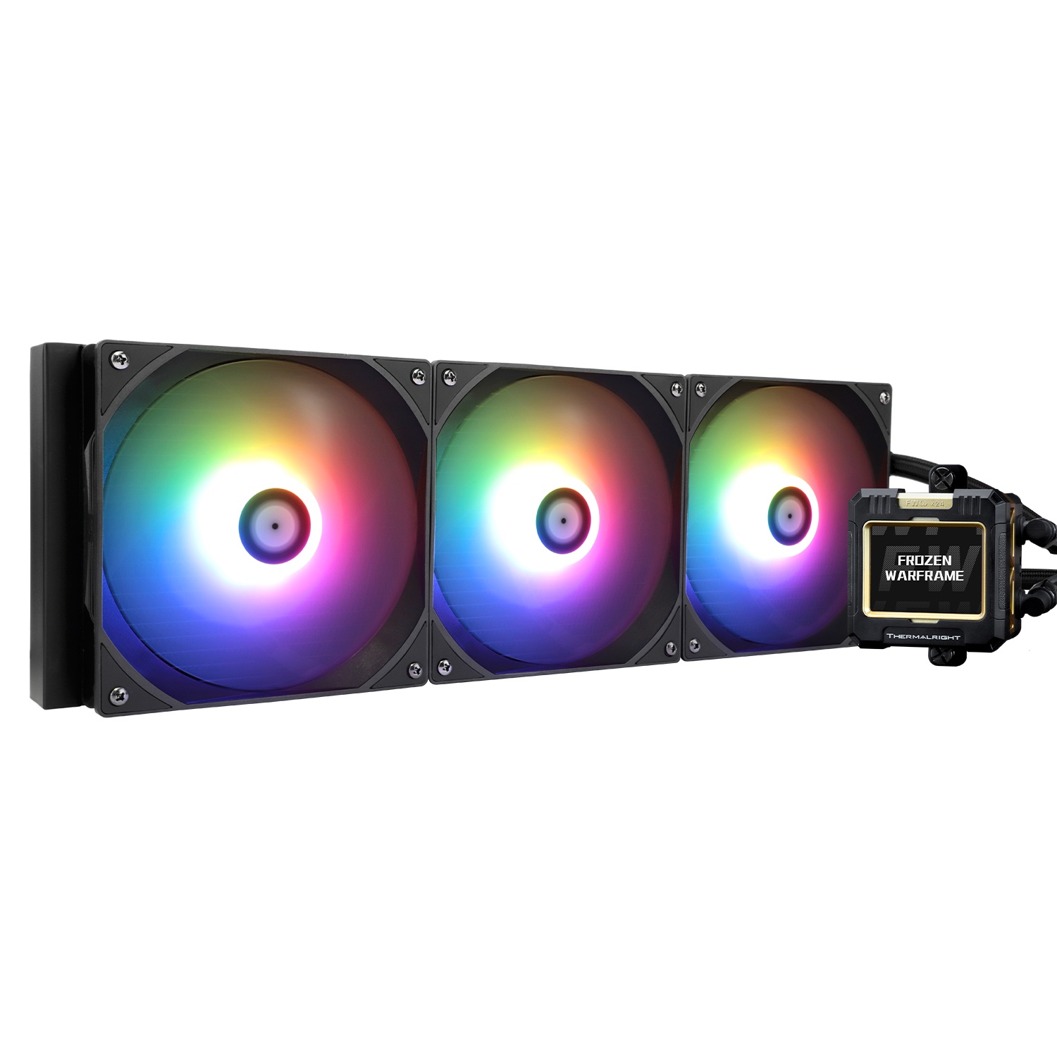 Система жидкостного охлаждения Thermalright Frozen Warframe 420 ARGB Soc-AM5/AM4/1200/1700/1851 черн