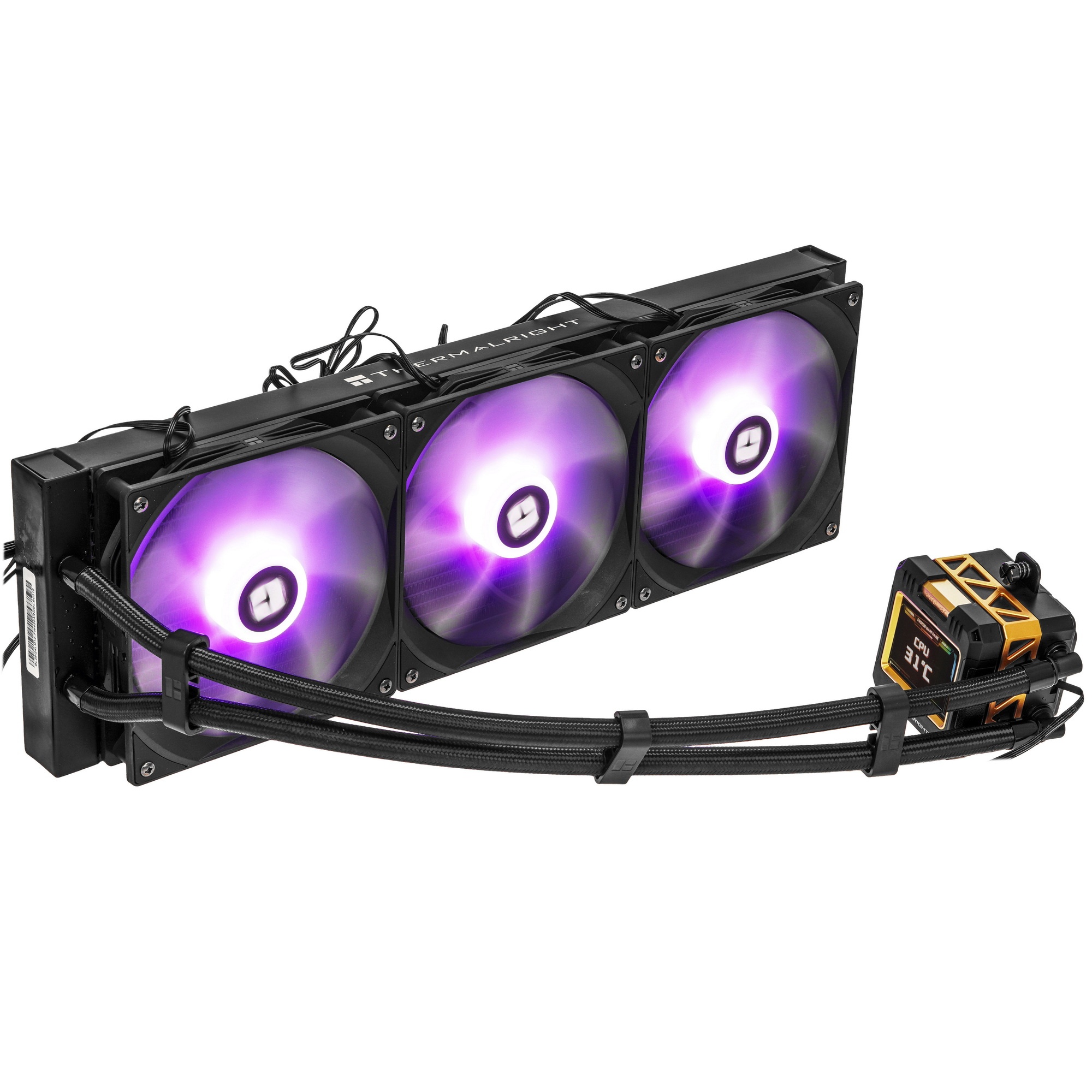 Система жидкостного охлаждения Thermalright Frozen Warframe 420 ARGB Soc-AM5/AM4/1200/1700/1851 черн