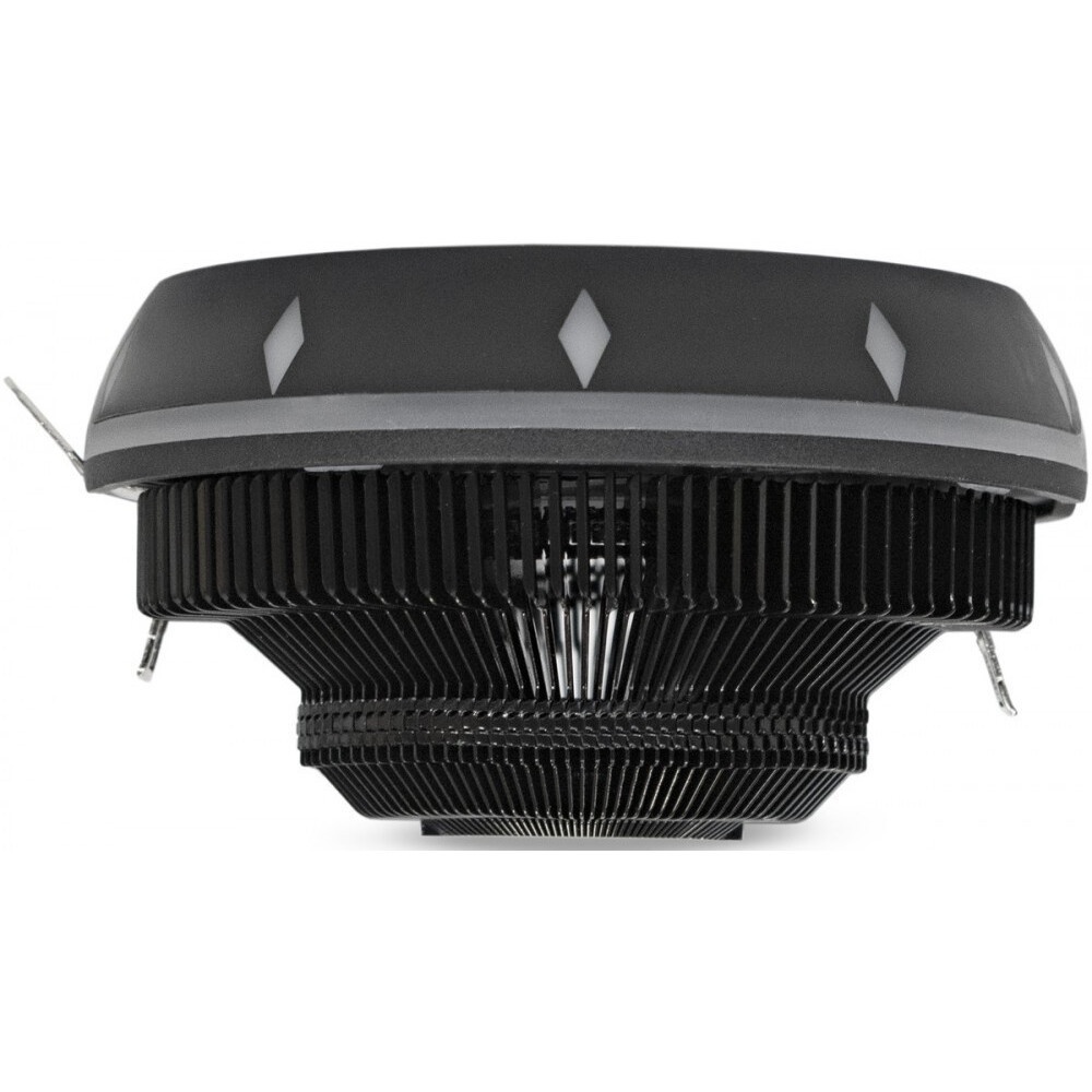 Кулер для процессора ExeGate Dark Magic EXX400V3-PWM.RGB (Al+Cu, черное покрытие, 4 тепл.трубки, LGA