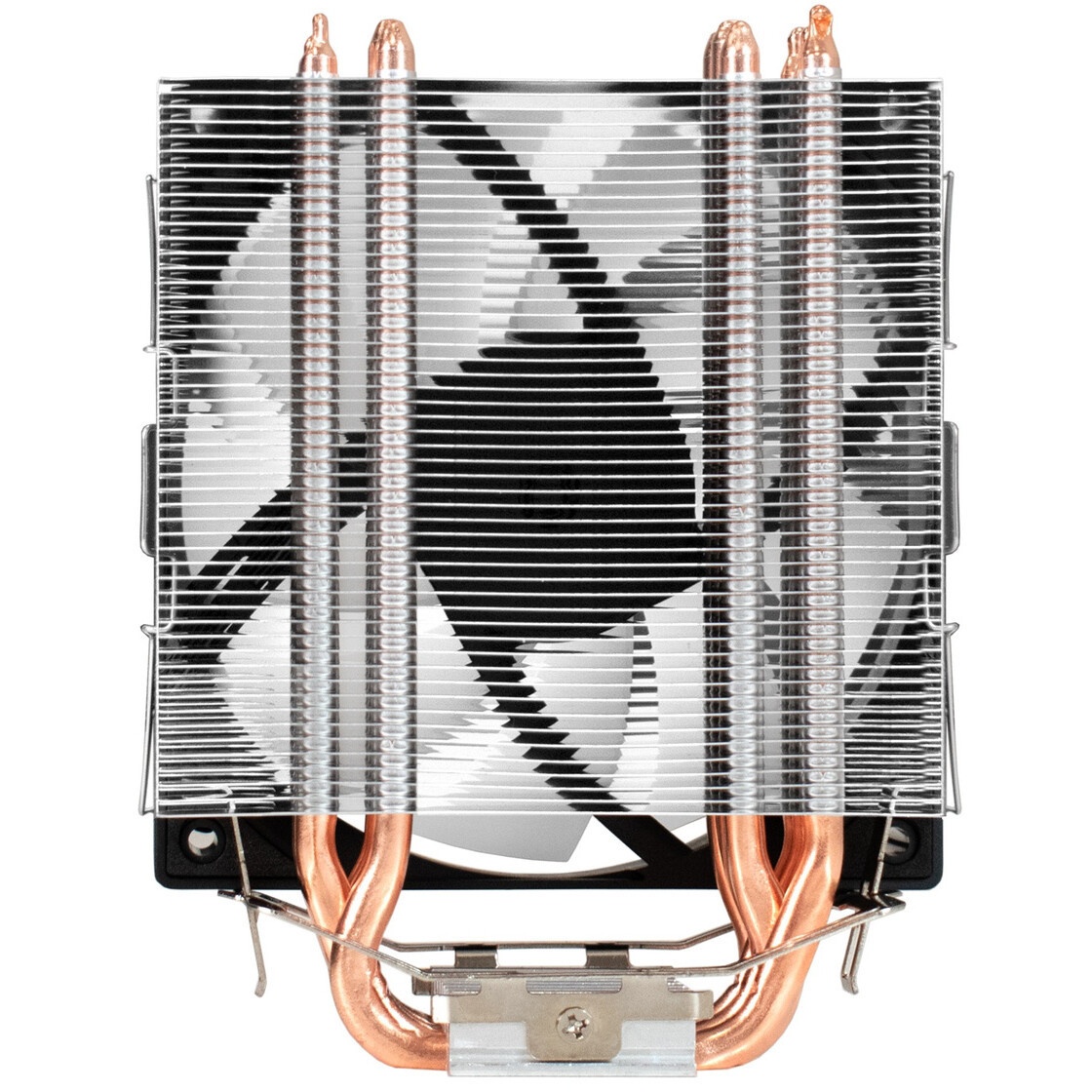 Кулер для процессора ExeGate Dark Magic EXX400V3-PWM.RGB (Al+Cu, черное покрытие, 4 тепл.трубки, LGA