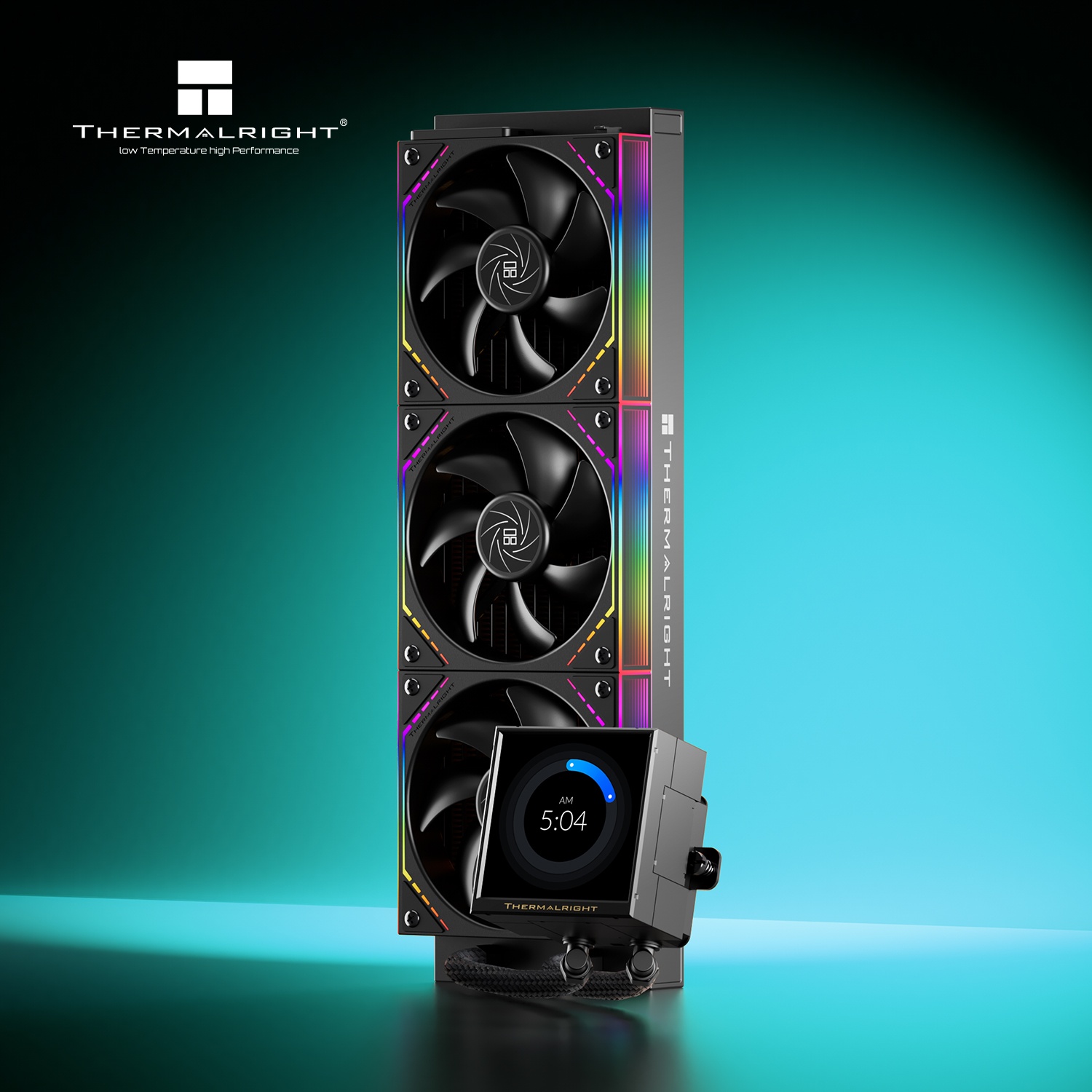 Система водяного охлаждения Thermalright Peerless Vision 360 Soc-AM5/AM4/1200/1700/1851 черный 4-pin