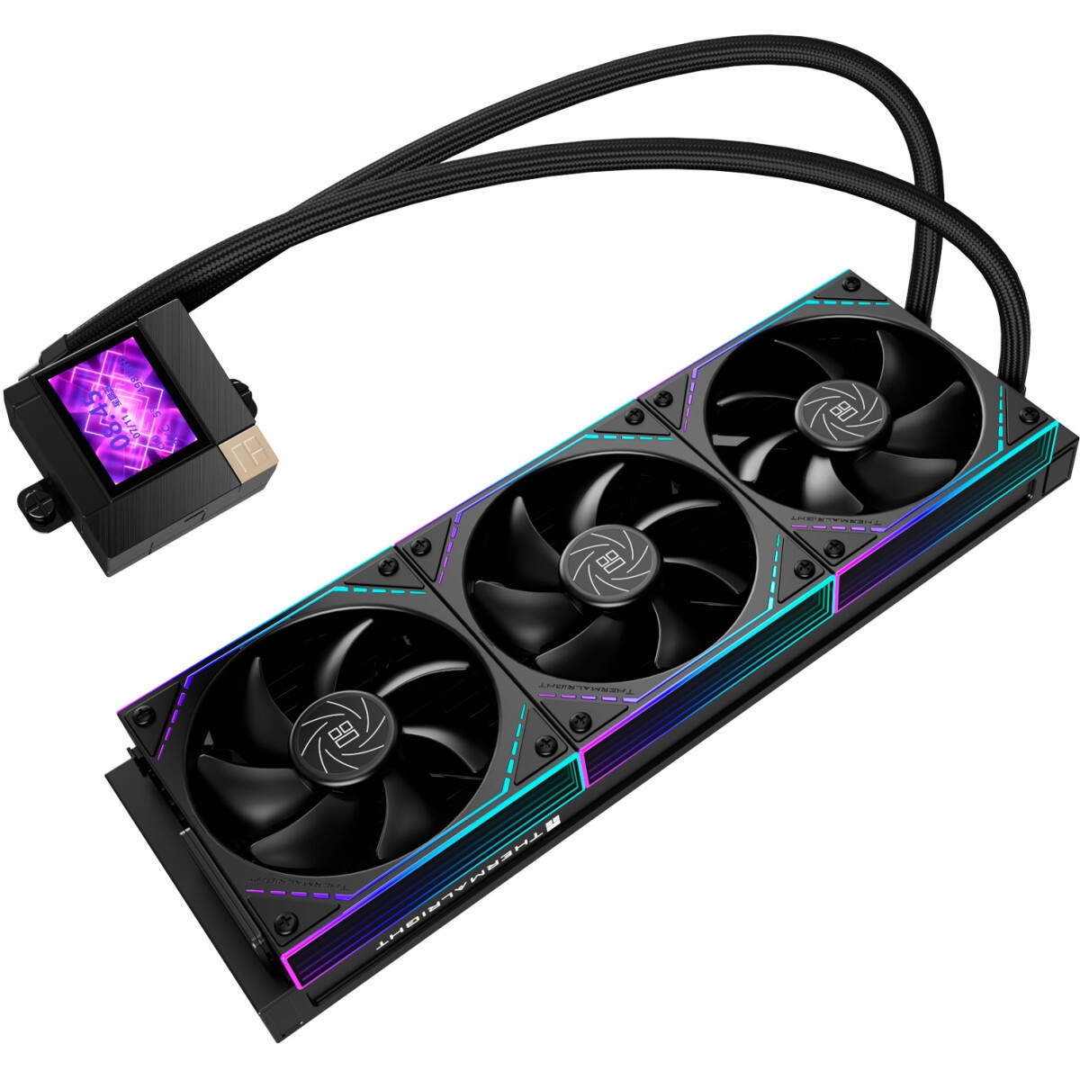 Система водяного охлаждения Thermalright Peerless Vision 360 Soc-AM5/AM4/1200/1700/1851 черный 4-pin