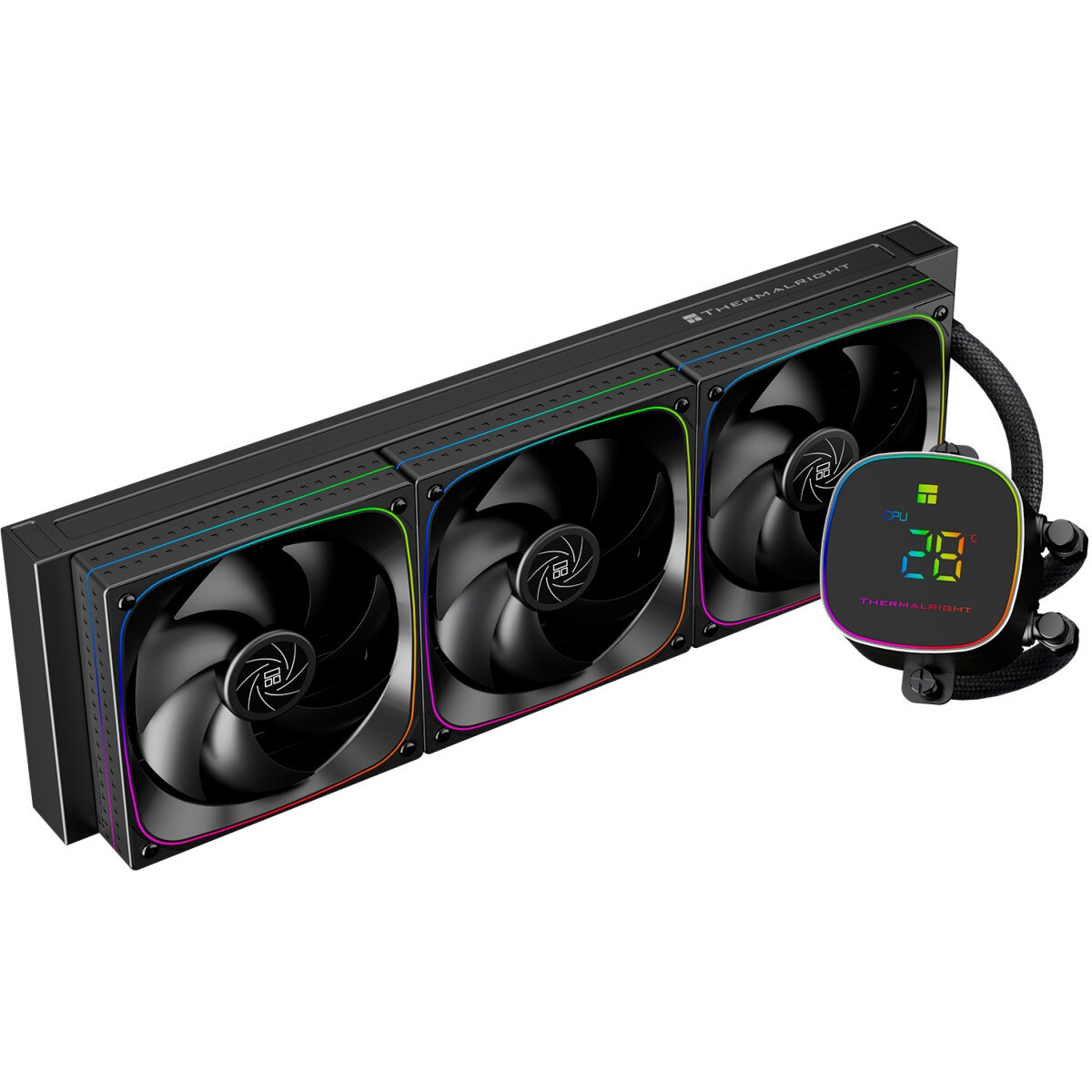 Система водяного охлаждения Thermalright Peerless Vision 360 Soc-AM5/AM4/1200/1700/1851 черный 4-pin