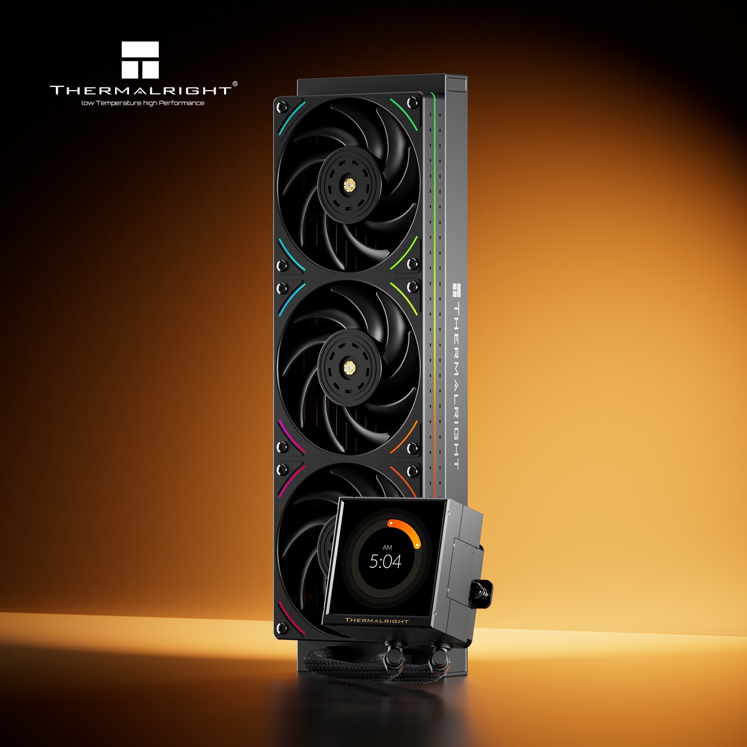 Система водяного охлаждения Thermalright Peerless Vision 360 UB Soc-AM5/AM4/1200/1700/1851 черный 4-