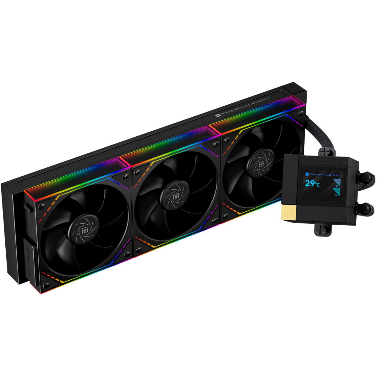 Система водяного охлаждения Thermalright Peerless Vision 360 UB Soc-AM5/AM4/1200/1700/1851 черный 4-