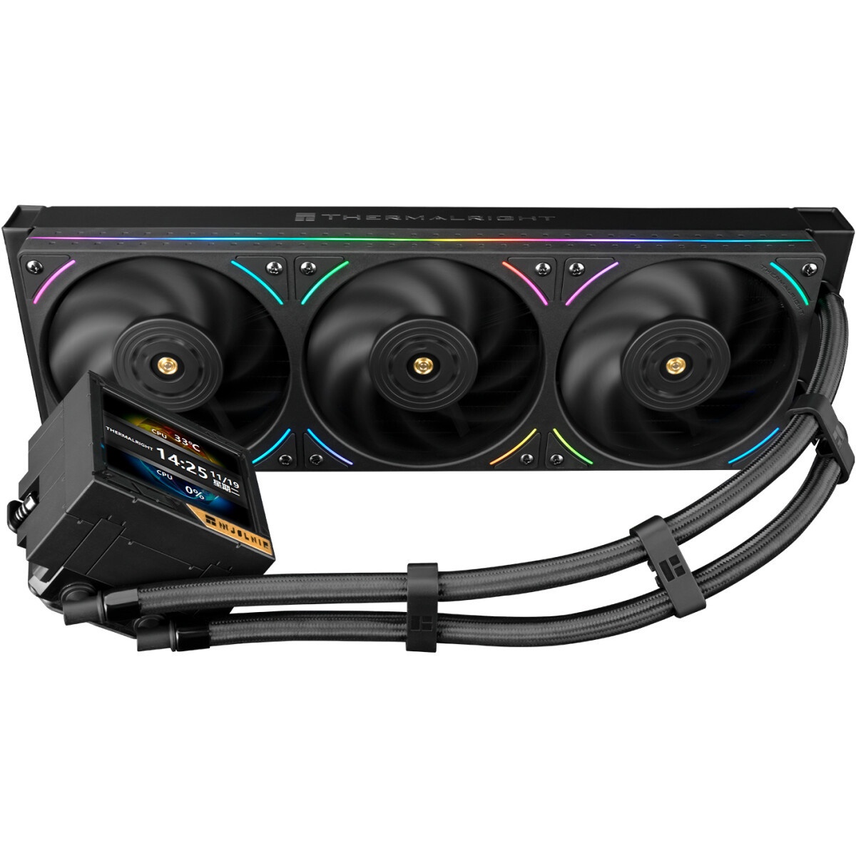 Система водяного охлаждения Thermalright Peerless Vision 360 UB Soc-AM5/AM4/1200/1700/1851 черный 4-