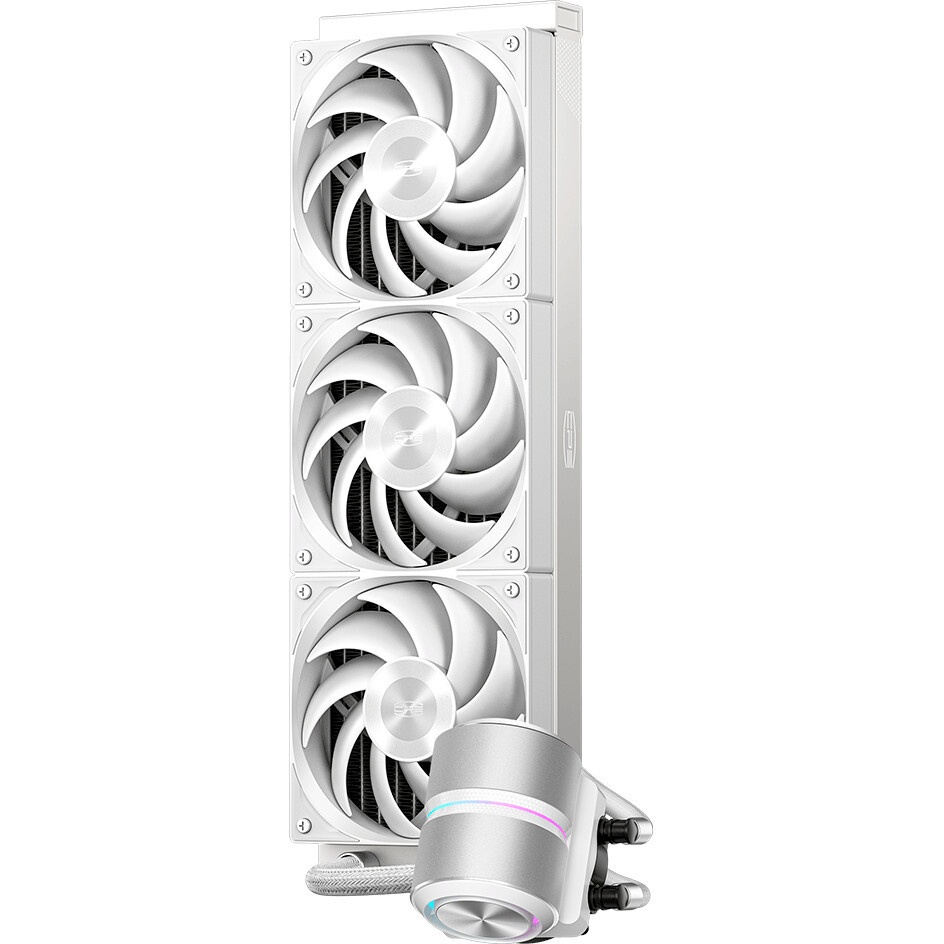 Система водяного охлаждения PcCooler DS360 Display ARGB Soc-AM5/AM4/1200/1700/1851 белый 4-pin 39.8d