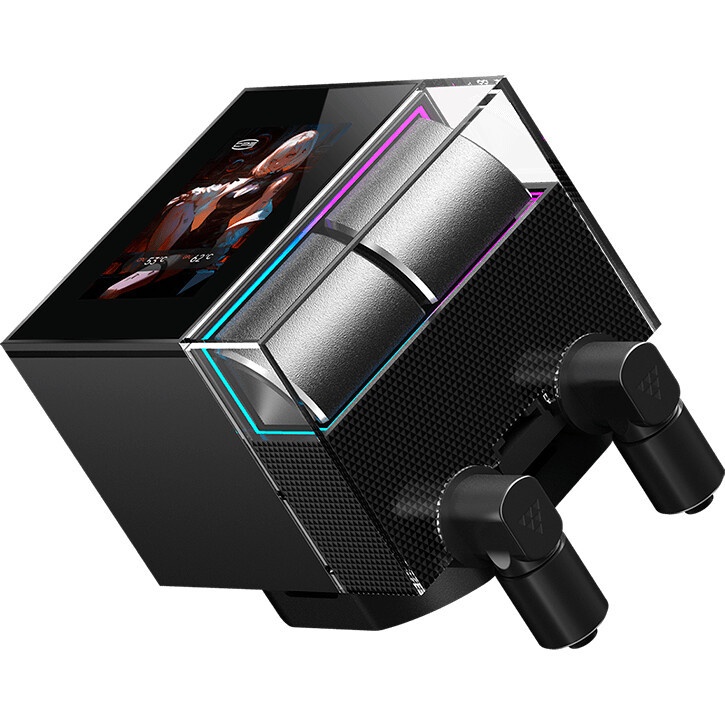 Система водяного охлаждения PcCooler DS360 Display ARGB Soc-AM5/AM4/1200/1700/1851 белый 4-pin 39.8d