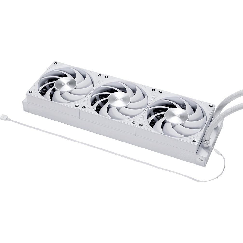 Система водяного охлаждения PcCooler DS360 Display ARGB Soc-AM5/AM4/1200/1700/1851 белый 4-pin 39.8d