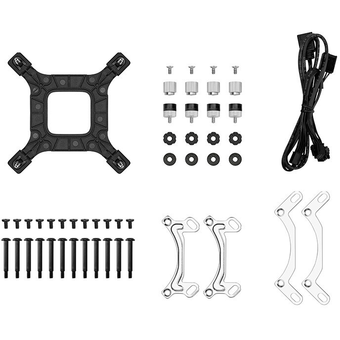 Система жидкостного охлаждения Alseye M360B черный, 120 мм, алюминий/медь, 1800 об/мин, 42.3 дБ, 4 p