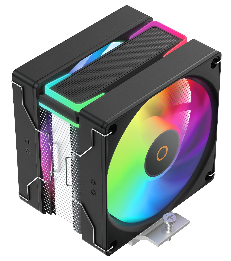 Кулер для процессора Ocypus Delta A40 SE BK Dual Fan ARGB, 2x120mm ARGB FAN, Top ARGB Panel, 4 HEAT