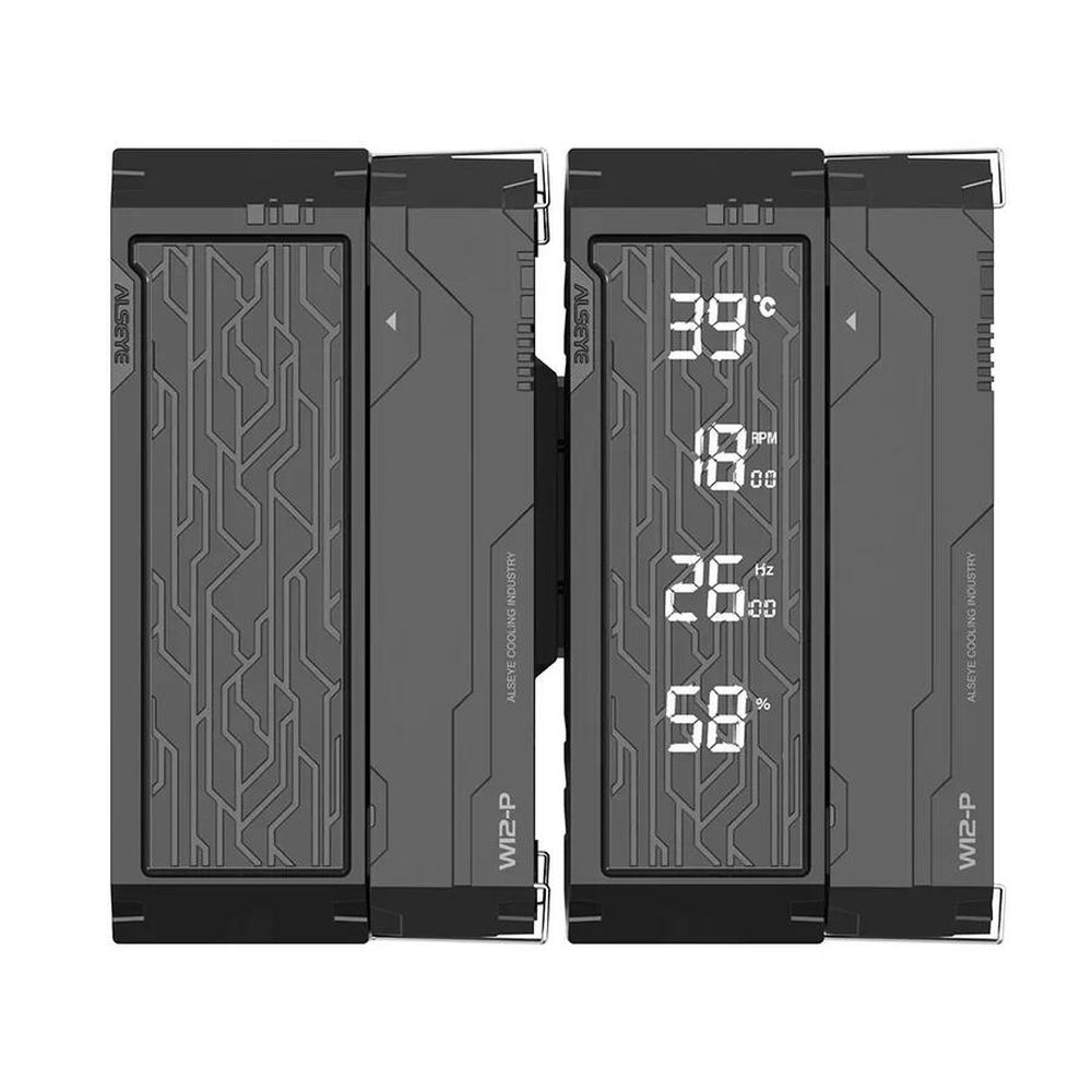 Вентилятор для процессора ALSEYE Q120DT Plus(Black)