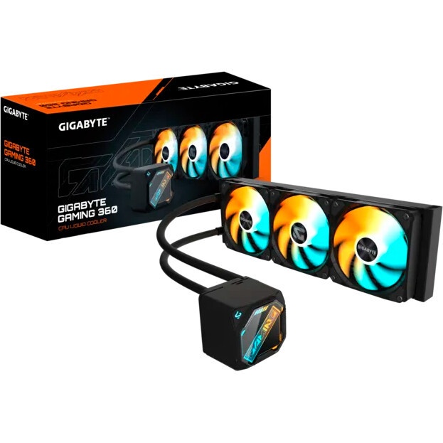 Жидкостная система охлаждения Gigabyte Eagle 360 3 x 120mm ARGB Fan, LGA 1200, LGA 1700, LGA 1851, 1