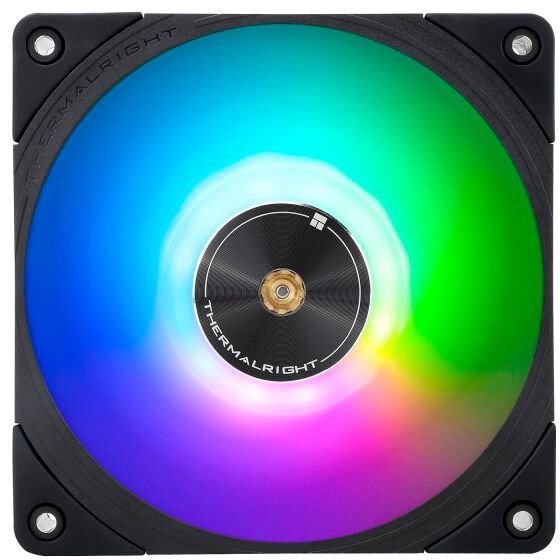 Вентилятор для корпуса Thermalright TL-C12R-S Reverse ARGB 120х120x25 черный 4-pin 25.6дБ Ret