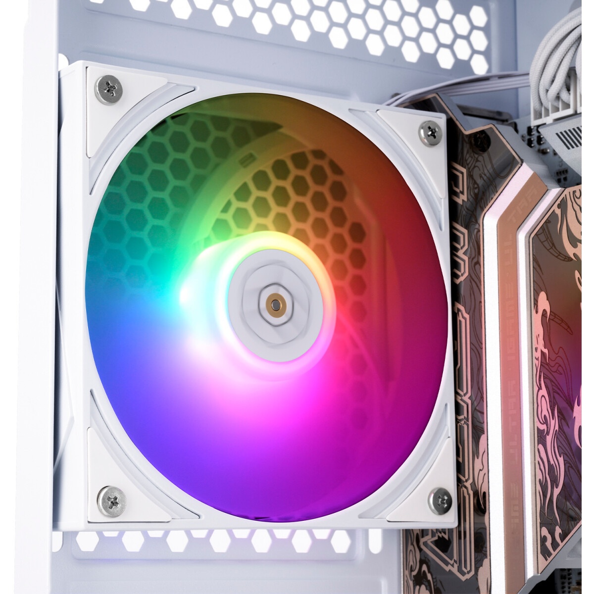Вентилятор для корпуса Thermalright TL-C12R-S Reverse ARGB 120х120x25 черный 4-pin 25.6дБ Ret
