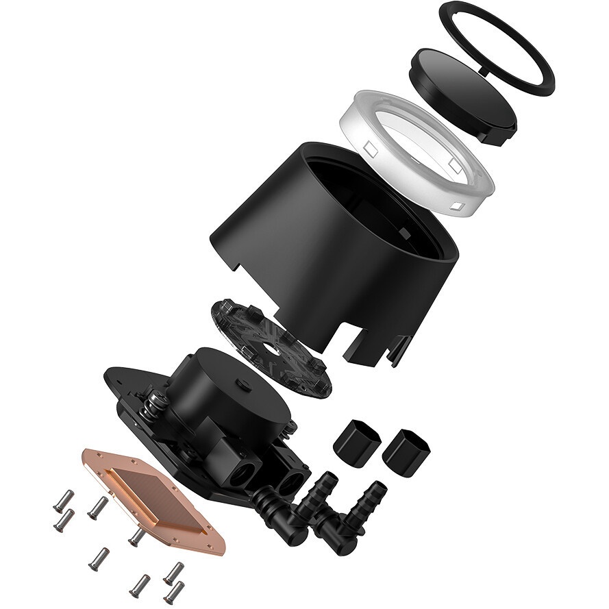 Система водяного охлаждения Formula Ice Jet Vision 360 ARGB Soc-AM5/AM4/1200/2066/1700/1851 черный 4