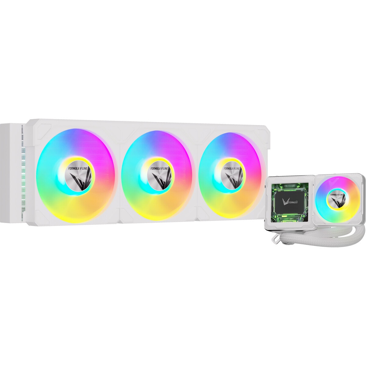 Система водяного охлаждения Formula Ice Jet Vision 360 ARGB Soc-AM5/AM4/1200/2066/1700/1851 черный 4