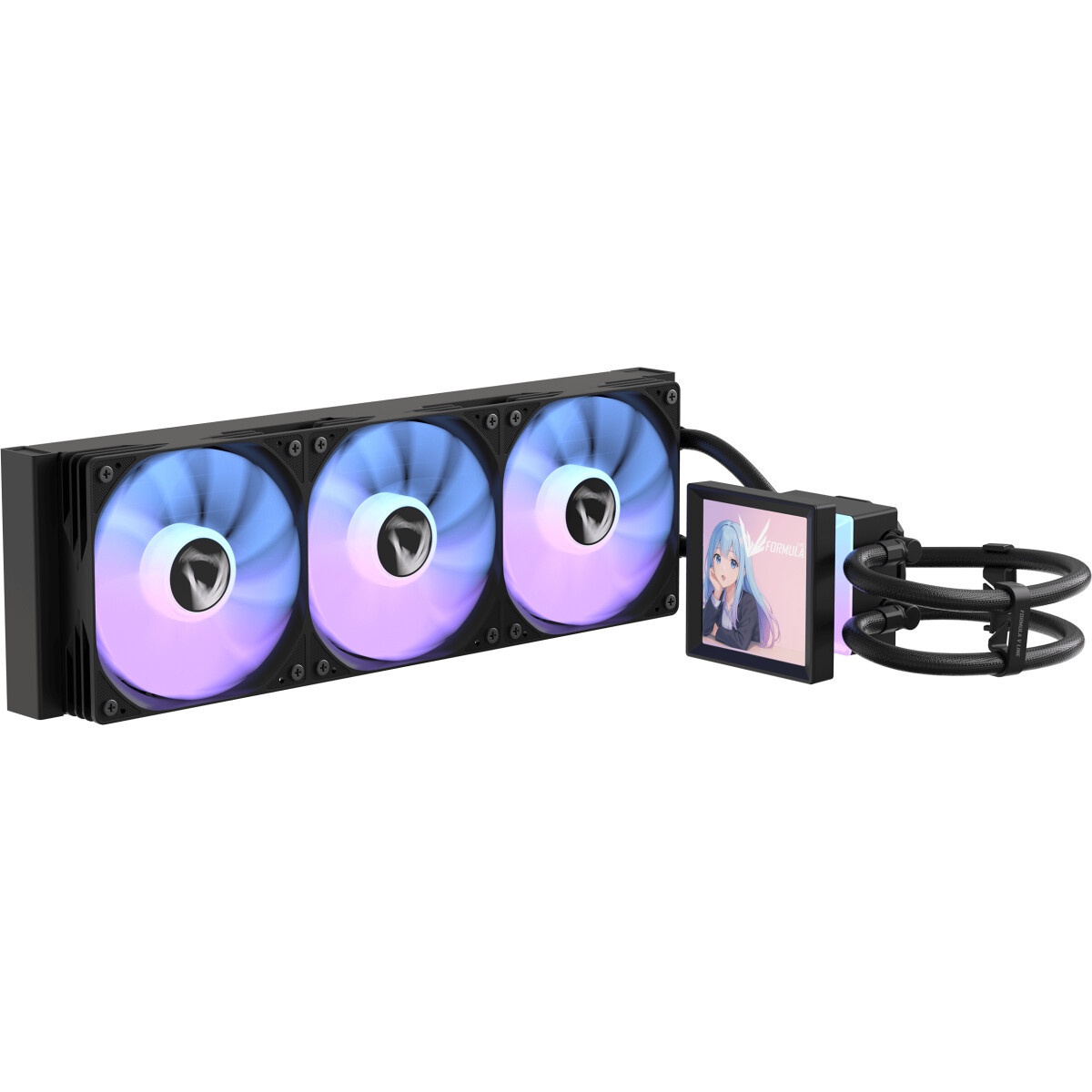 Система водяного охлаждения Formula Ice Jet Vision 360 ARGB Soc-AM5/AM4/1200/2066/1700/1851 черный 4