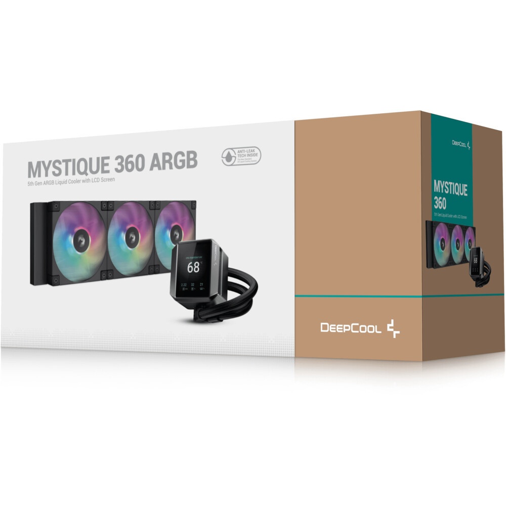 Система водяного охлаждения Deepcool LT360 Vision ARGB Soc-AM5/AM4/1200/1700/1851 черный 4-pin 33.66