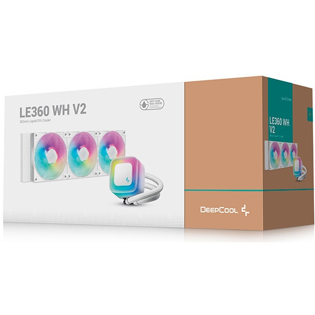 Система водяного охлаждения Deepcool LT360 Vision ARGB Soc-AM5/AM4/1200/1700/1851 черный 4-pin 33.66