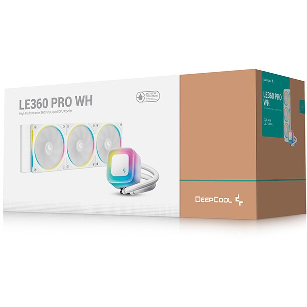 Система водяного охлаждения Deepcool LT360 Vision ARGB Soc-AM5/AM4/1200/1700/1851 черный 4-pin 33.66