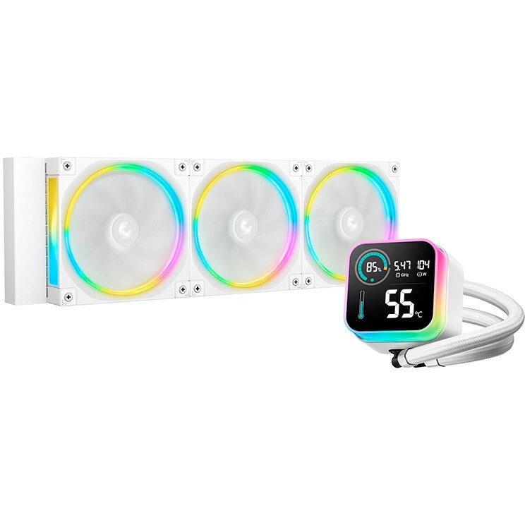 Система водяного охлаждения Deepcool LT360 Vision ARGB Soc-AM5/AM4/1200/1700/1851 черный 4-pin 33.66